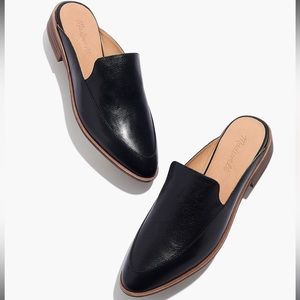 Madewell “Frances” Loafer Mule in Black Leather Size 7.5 Sold out style
